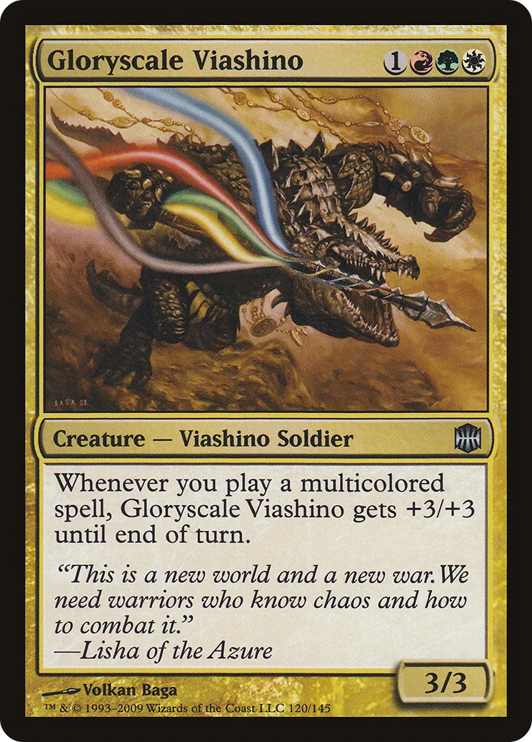 Viashino à la peau de gloire — Alara Reborn — Magic: The Gathering
