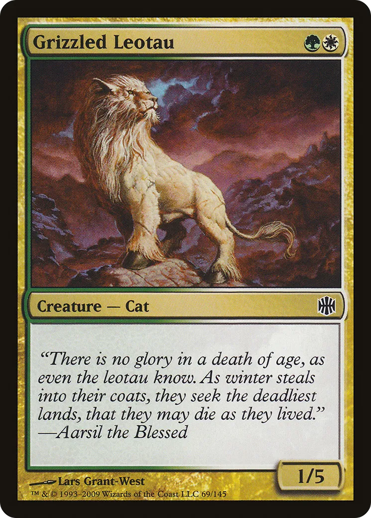 Grizzled Leotau — Alara Reborn — Magic: The Gathering