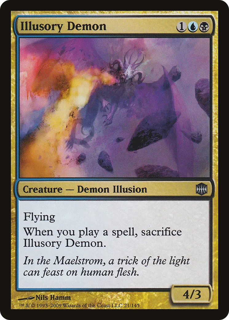 Illusory Demon — Alara Reborn — Magic: The Gathering