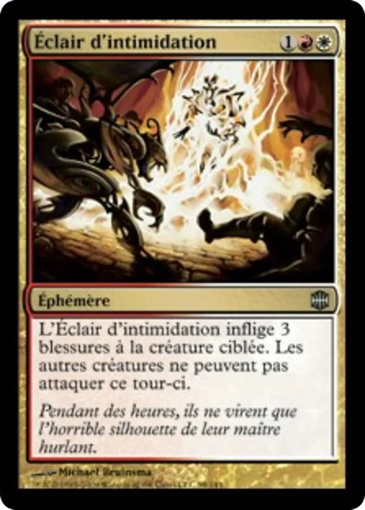 Éclair d'intimidation — Alara Reborn — Magic: The Gathering