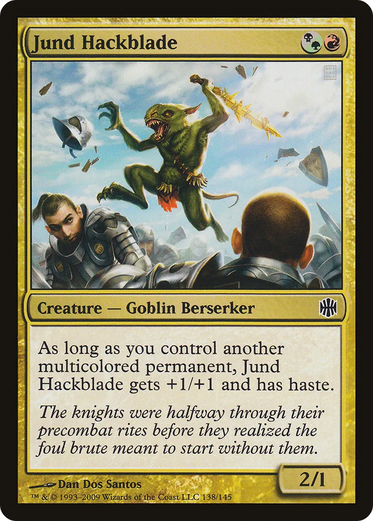 Jund Hackblade — Alara Reborn — Magic: The Gathering