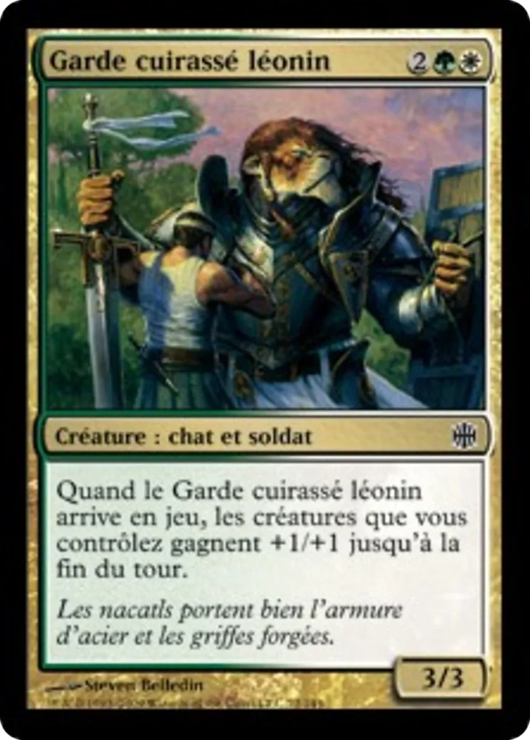 Garde cuirassé léonin from Alara Reborn - Magic: The Gathering