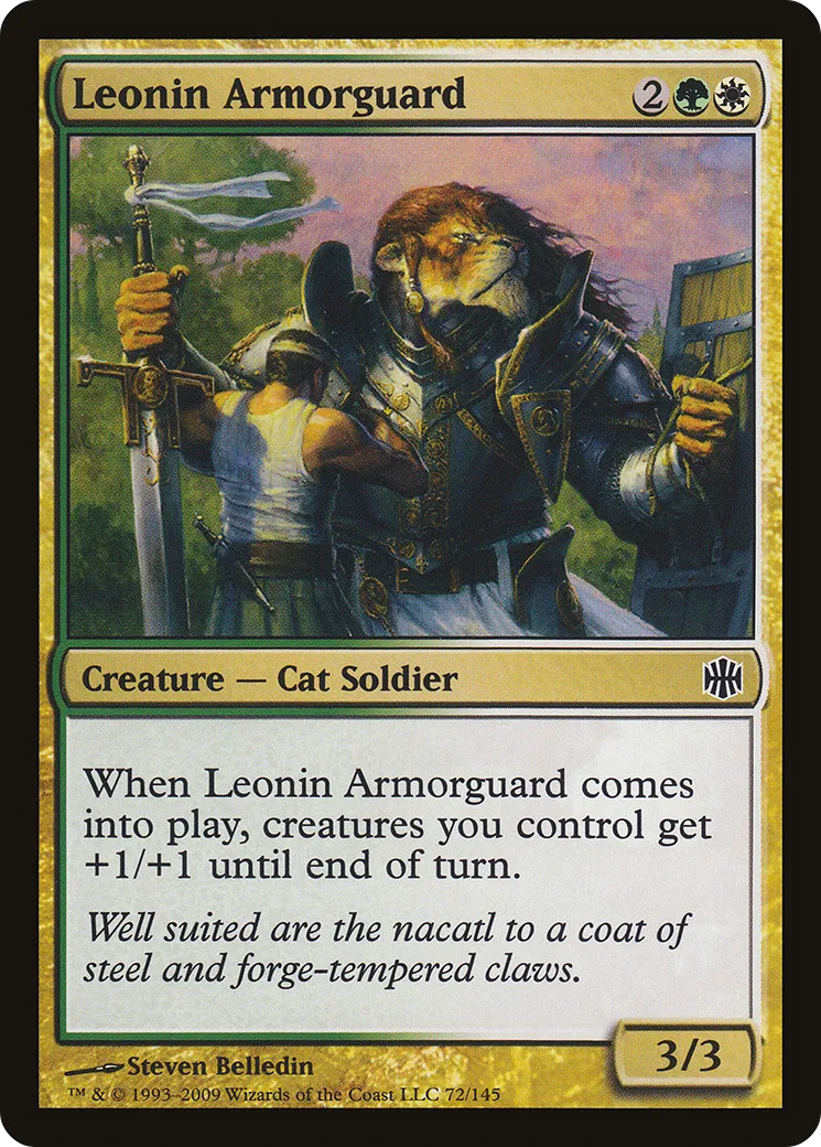 Leonin Armorguard — Alara Reborn — Magic: The Gathering