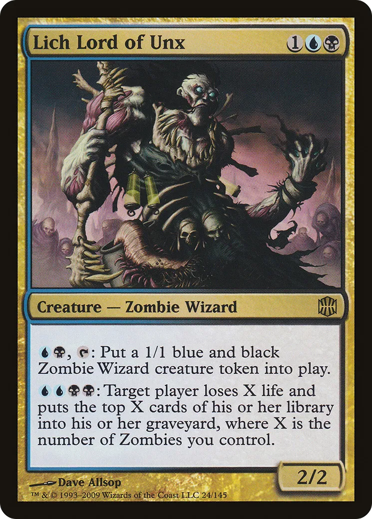 Lich Lord of Unx — Alara Reborn — Magic: The Gathering