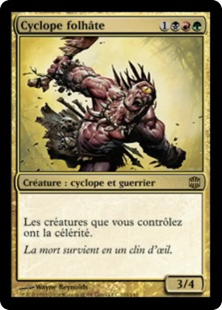 Cyclope folhâte — Alara Reborn — Magic: The Gathering