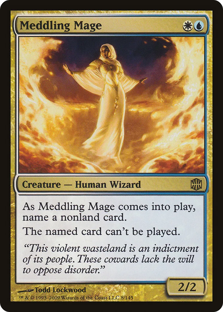 Meddling Mage — Alara Reborn — Magic: The Gathering