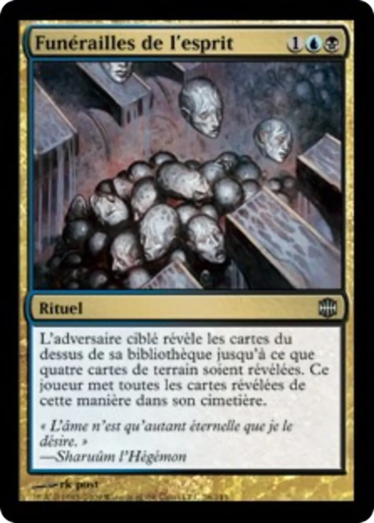 Funérailles de l'esprit — Alara Reborn — Magic: The Gathering