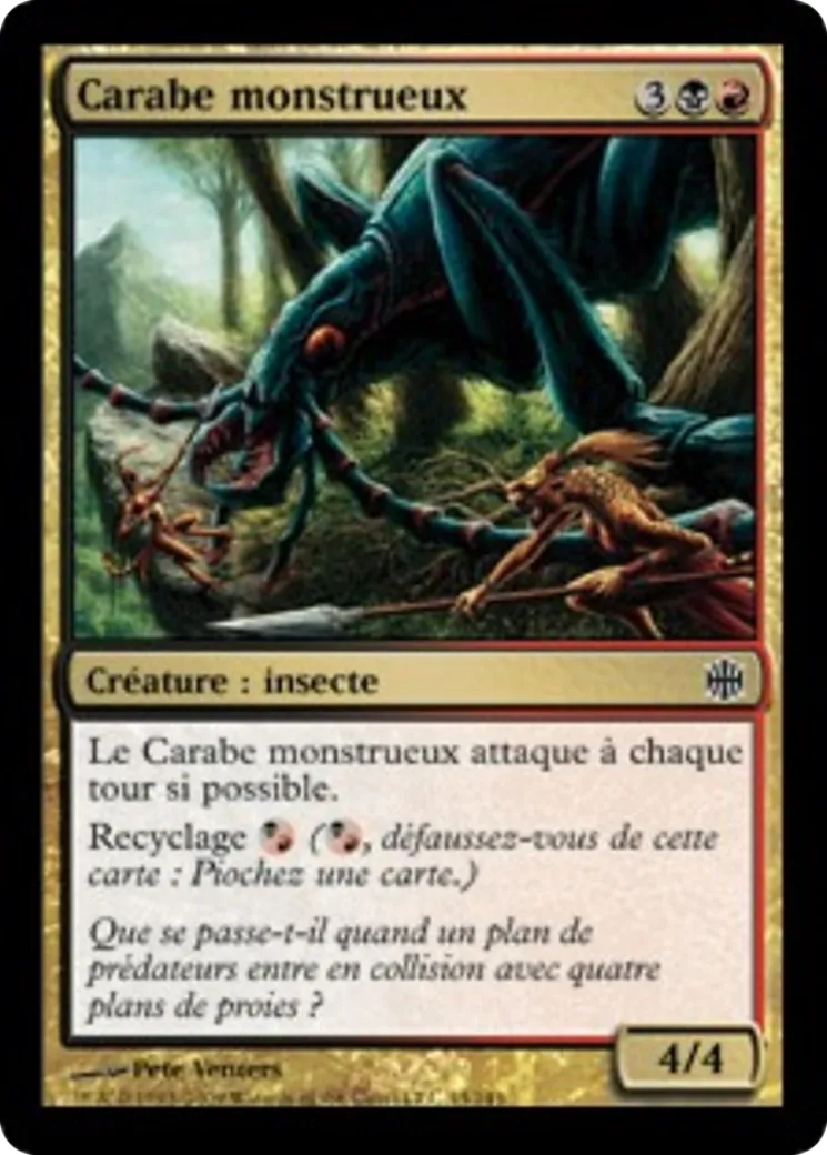 Carabe monstrueux — Alara Reborn — Magic: The Gathering
