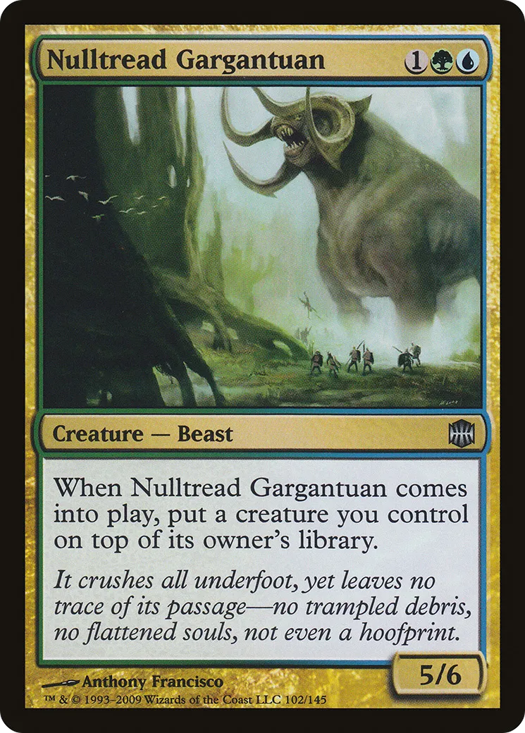 Gargantuesque nulletrace — Alara Reborn — Magic: The Gathering