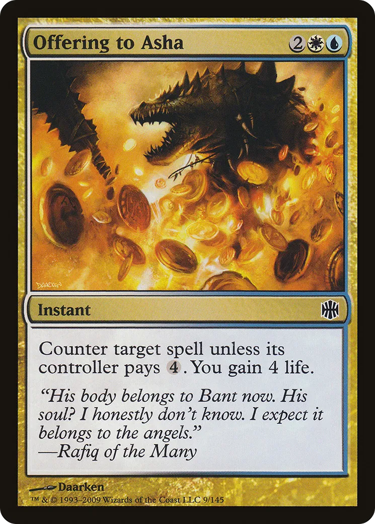 Offering to Asha — Alara Reborn — Magic: The Gathering