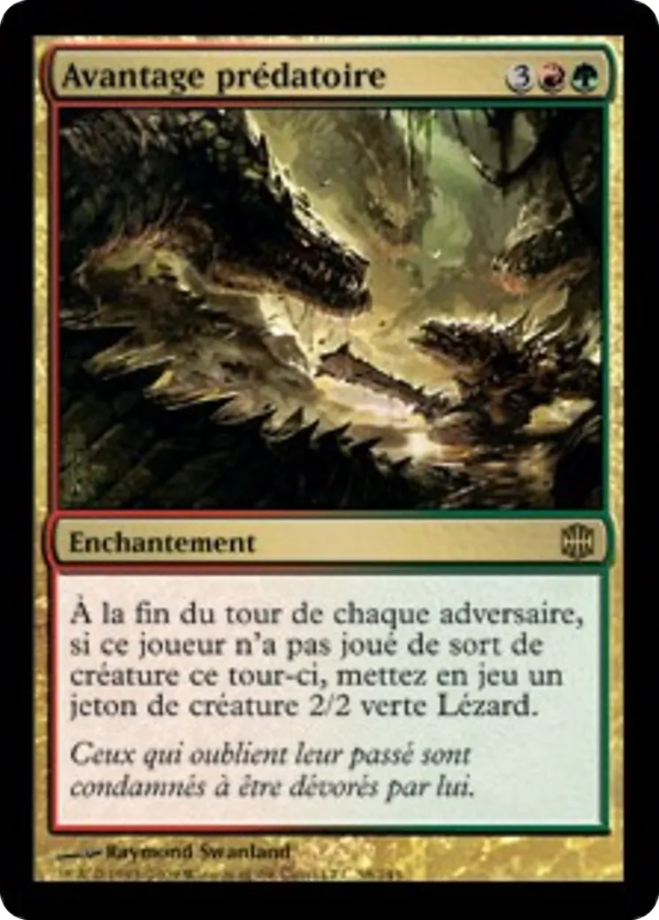 Avantage prédatoire — Alara Reborn — Magic: The Gathering