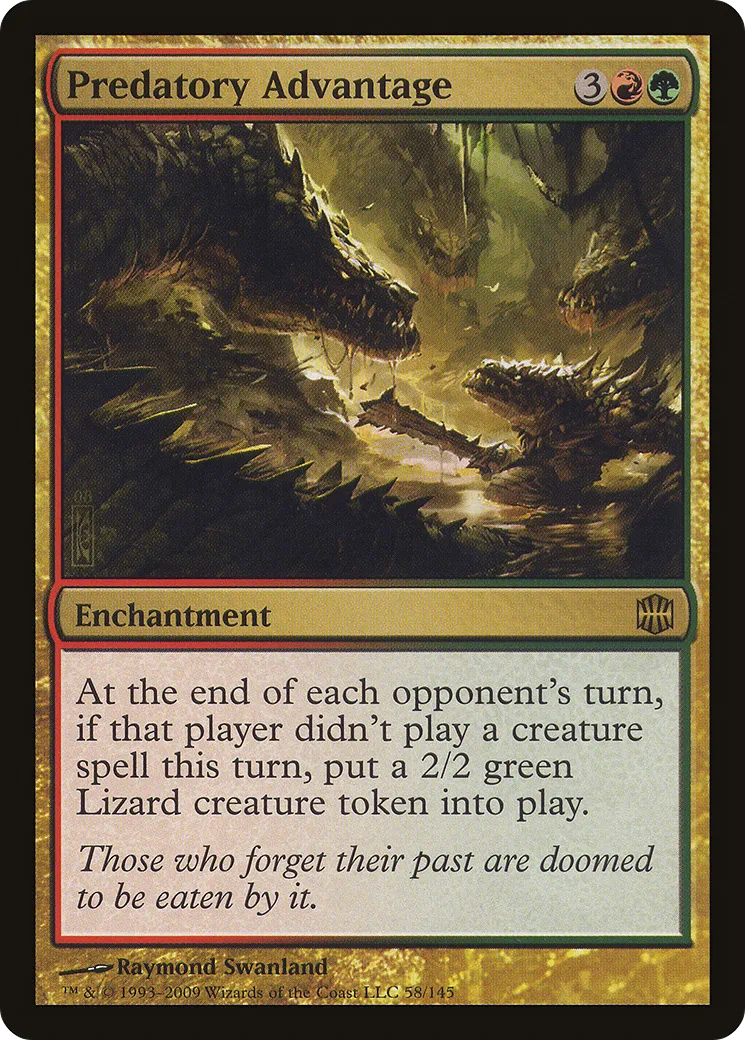 Predatory Advantage — Alara Reborn — Magic: The Gathering