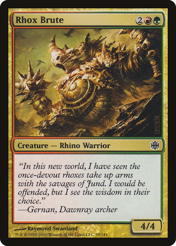 Rhox Brute — Alara Reborn — Magic: The Gathering