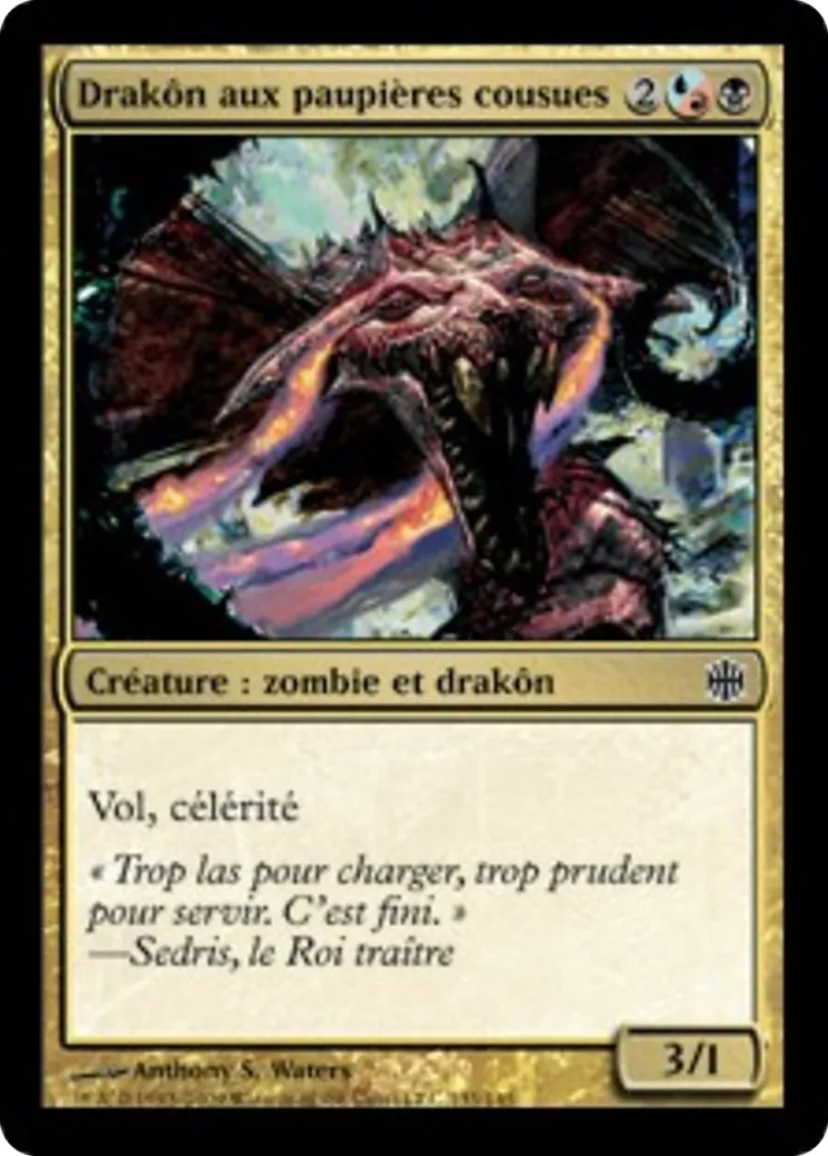 Drakôn aux paupières cousues — Alara Reborn — Magic: The Gathering