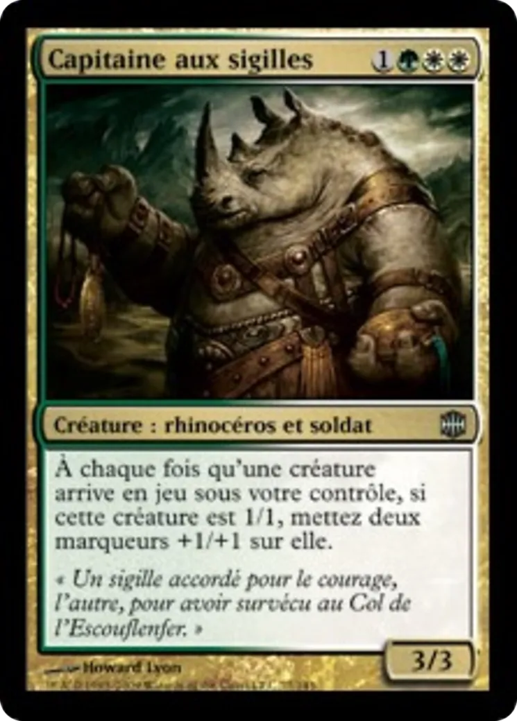 Capitaine aux sigilles — Alara Reborn — Magic: The Gathering