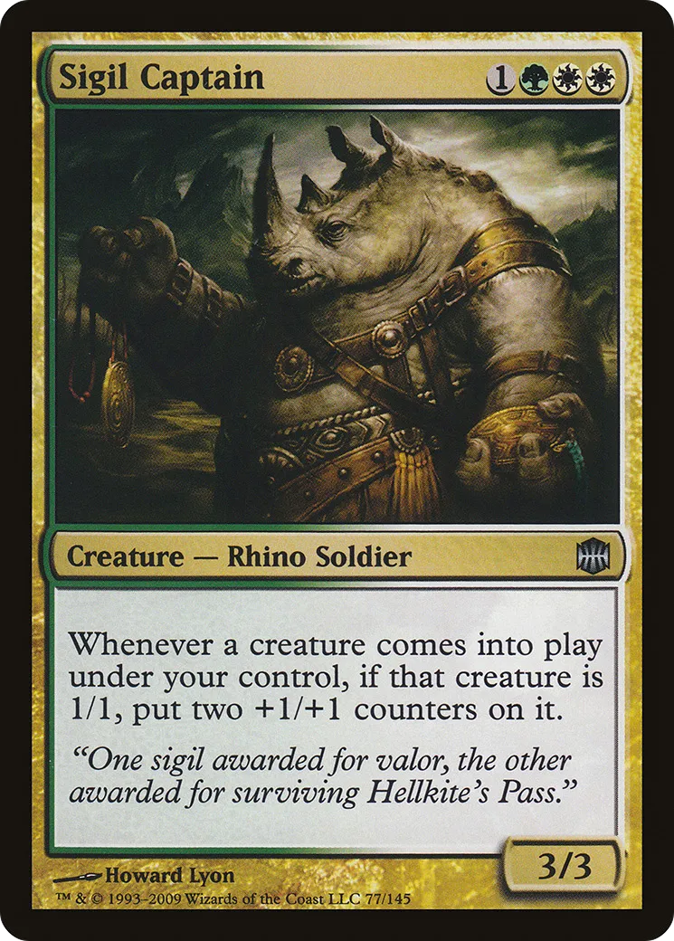 Sigil Captain — Alara Reborn — Magic: The Gathering