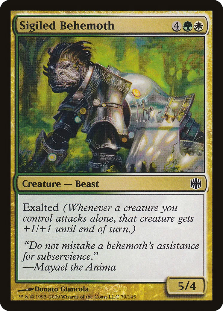 Sigiled Behemoth — Alara Reborn — Magic: The Gathering
