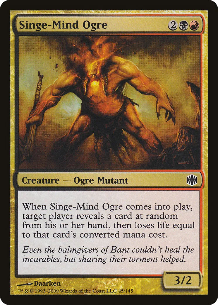 Singe-Mind Ogre — Alara Reborn — Magic: The Gathering