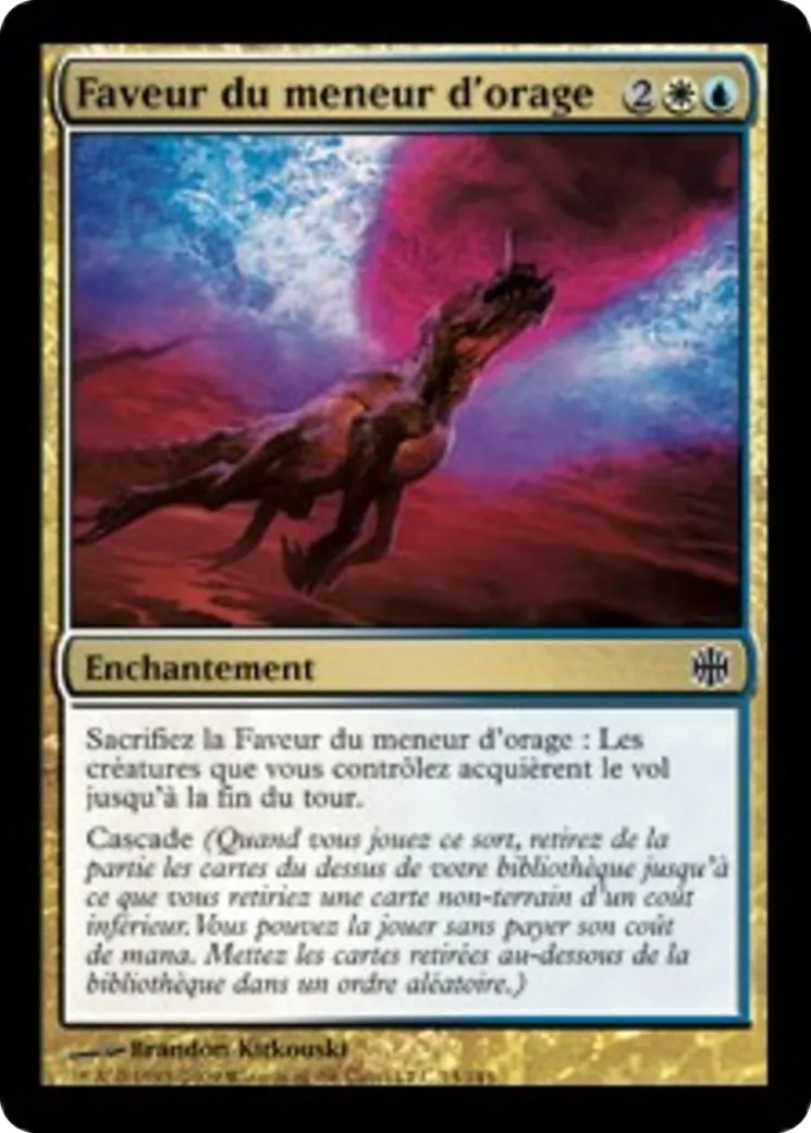 Faveur du meneur d'orage — Alara Reborn — Magic: The Gathering