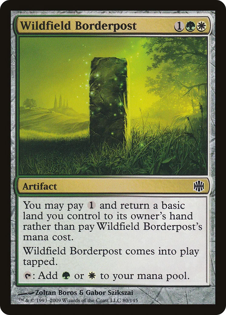 Wildfield Borderpost — Alara Reborn — Magic: The Gathering