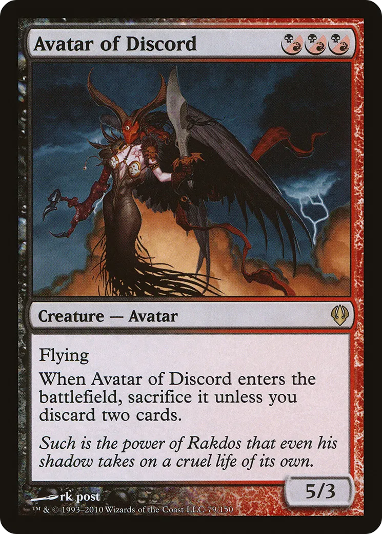 Avatar of Discord — Archenemy — Magic: The Gathering