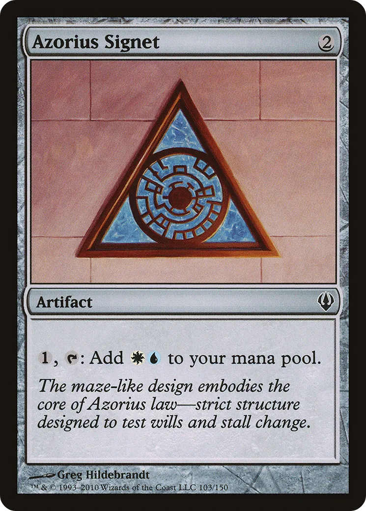Azorius Signet — Archenemy — Magic: The Gathering