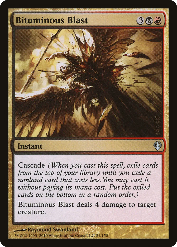 Bituminous Blast from Archenemy - Magic: The Gathering