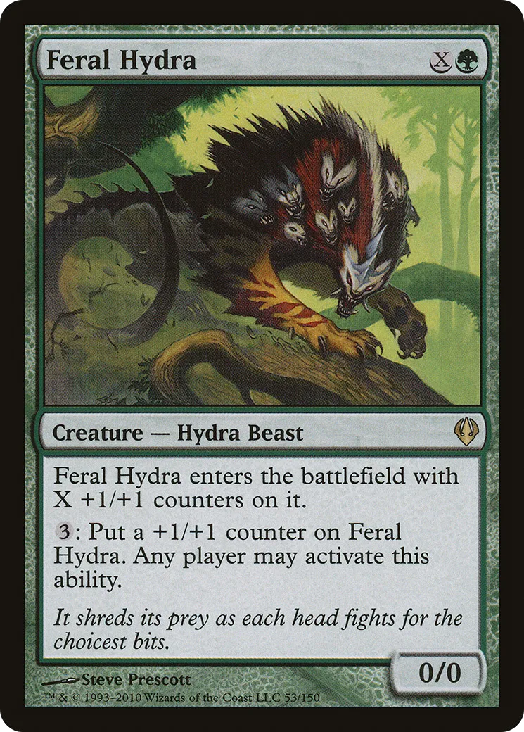 Feral Hydra — Archenemy — Magic: The Gathering