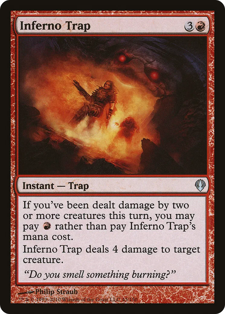 Piège à fournaise — Archenemy — Magic: The Gathering