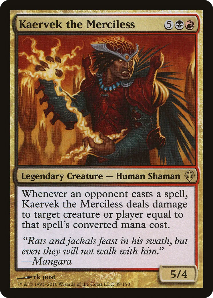 Kaervek the Merciless — Archenemy — Magic: The Gathering
