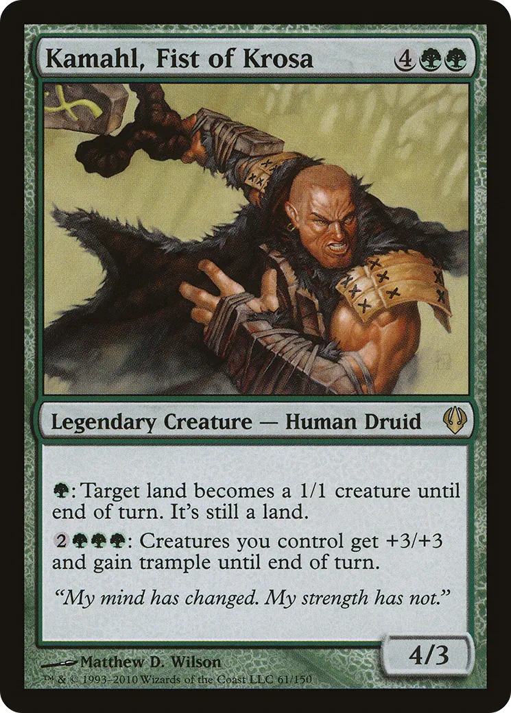 Kamahl, Fist of Krosa — Archenemy — Magic: The Gathering