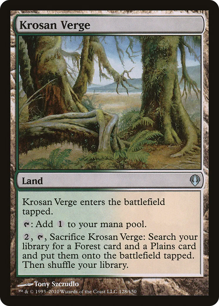 Krosan Verge — Archenemy — Magic: The Gathering
