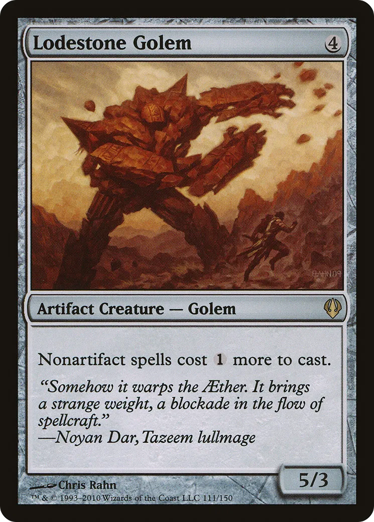 Lodestone Golem from Archenemy - Magic: The Gathering