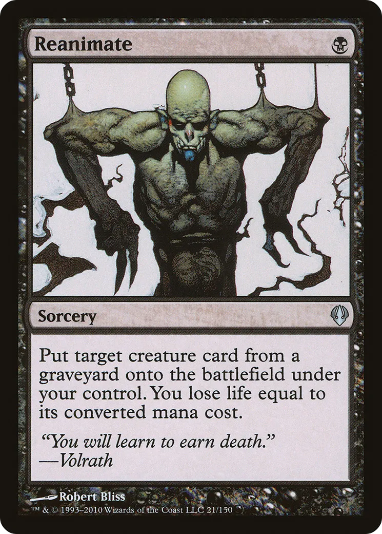 Reanimate from Archenemy - Magic: The Gathering