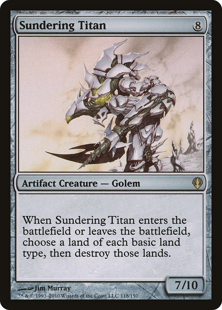 Sundering Titan — Archenemy — Magic: The Gathering