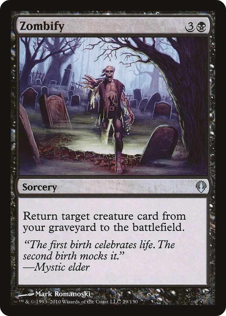 Zombify — Archenemy — Magic: The Gathering