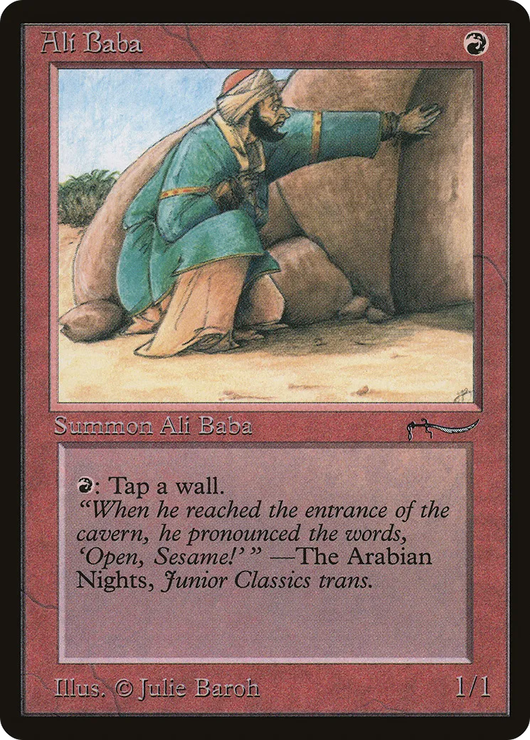 Ali Baba — Arabian Nights — Magic: The Gathering