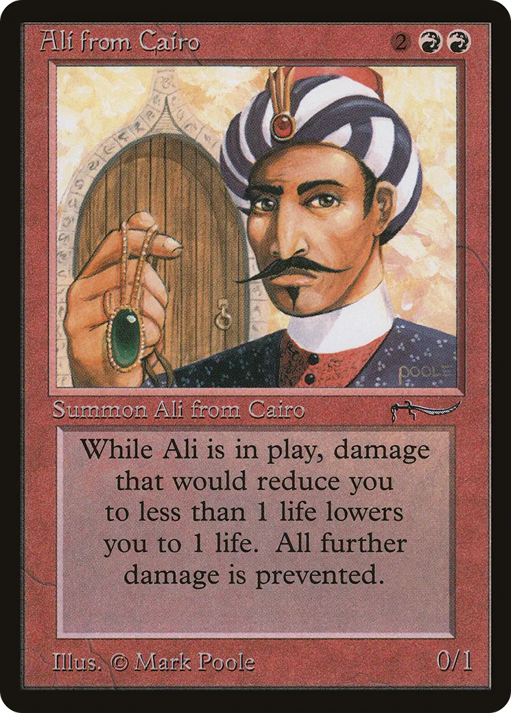 Ali from Cairo — Arabian Nights — Magic: The Gathering