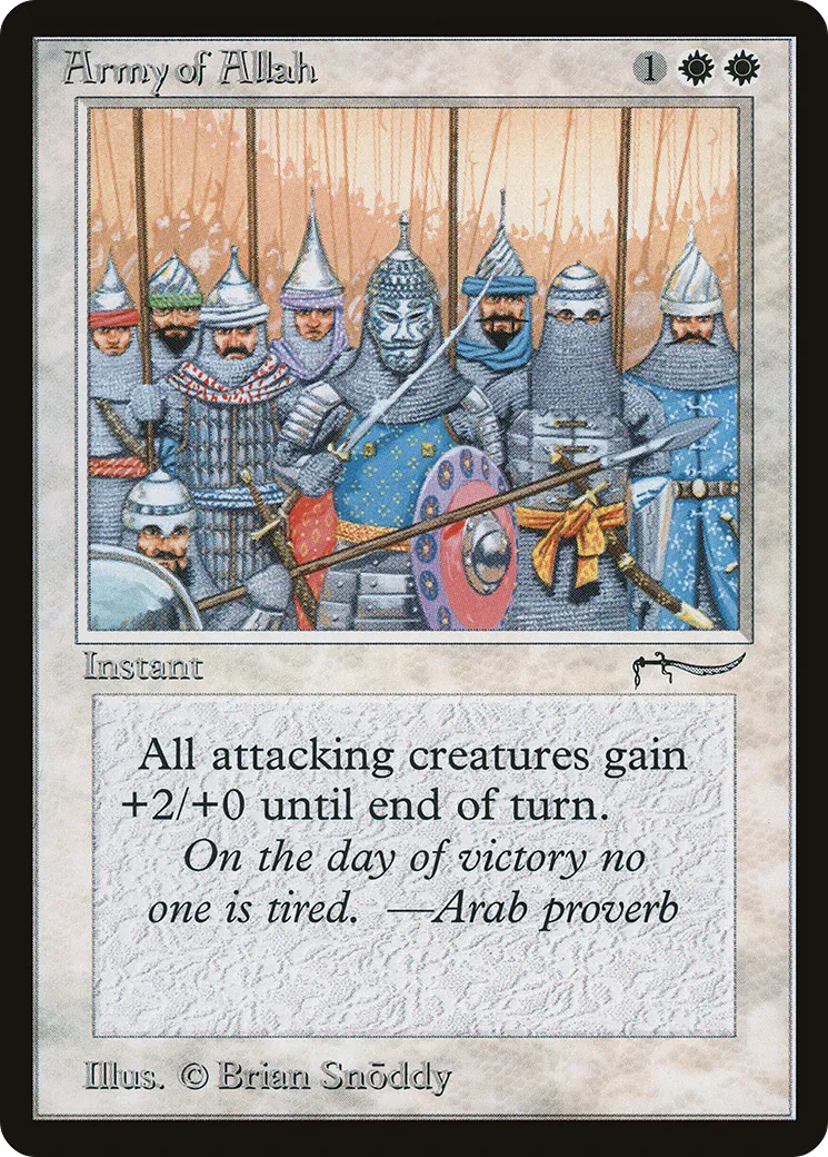 Army of Allah — Arabian Nights — Magic: The Gathering