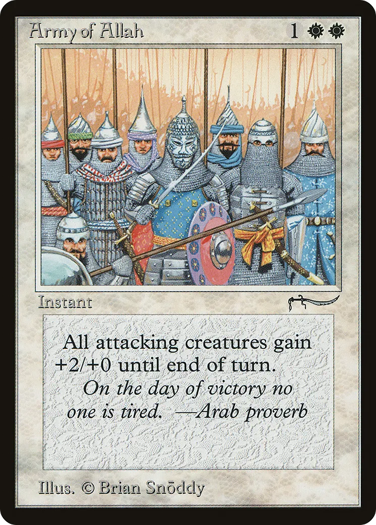 Army of Allah — Arabian Nights — Magic: The Gathering