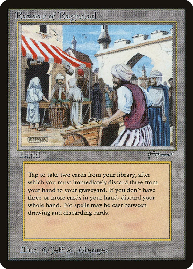 Bazaar of Baghdad — Arabian Nights — Magic: The Gathering