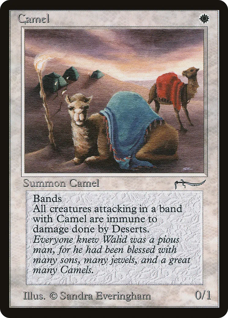 Camel from Arabian Nights - Magic: The Gathering
