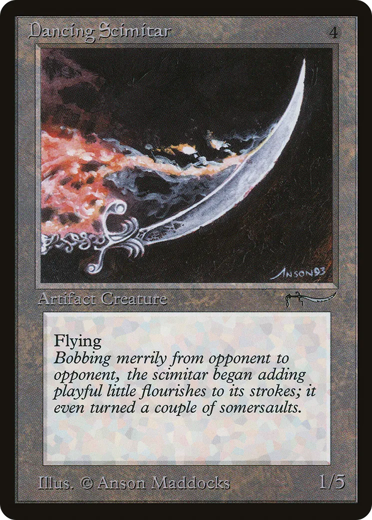Cimeterre dansant — Arabian Nights — Magic: The Gathering