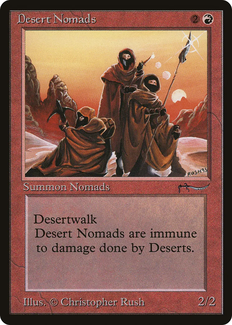 Desert Nomads — Arabian Nights — Magic: The Gathering
