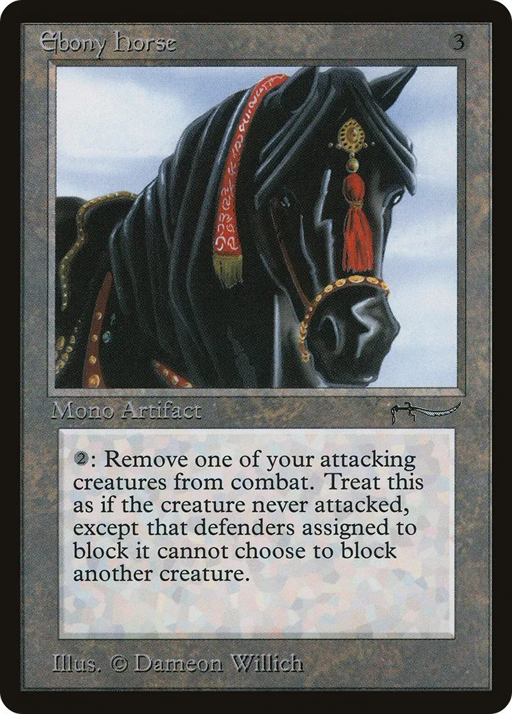 Cheval d'ébène — Arabian Nights — Magic: The Gathering