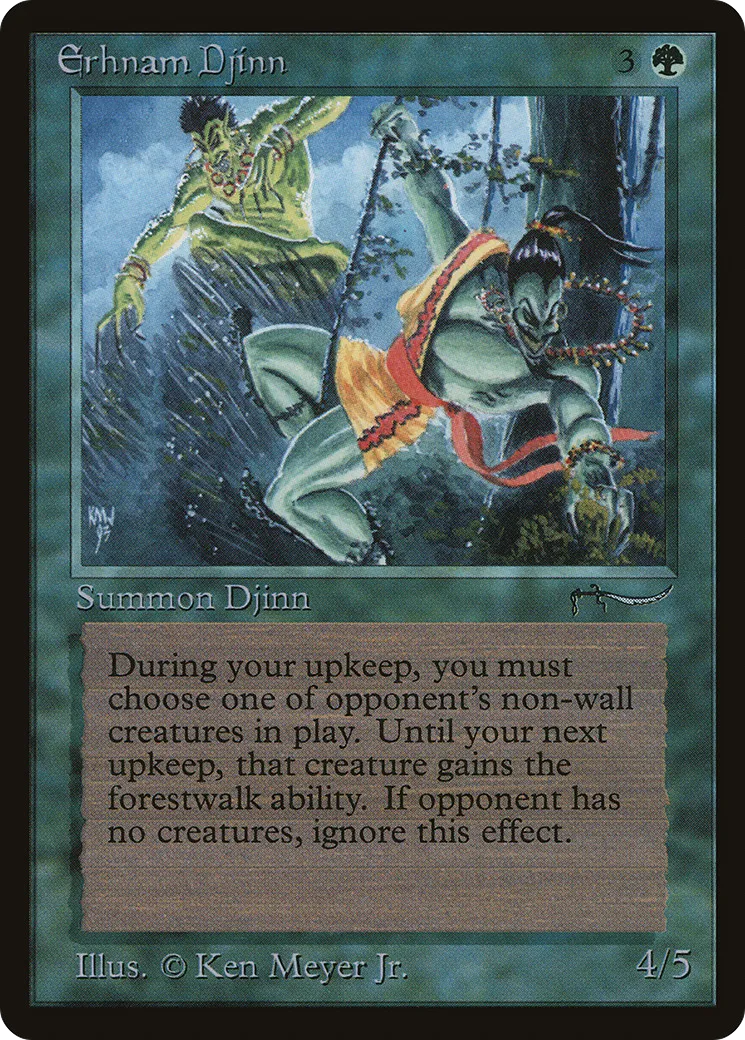 Djinn erhnamite — Arabian Nights — Magic: The Gathering