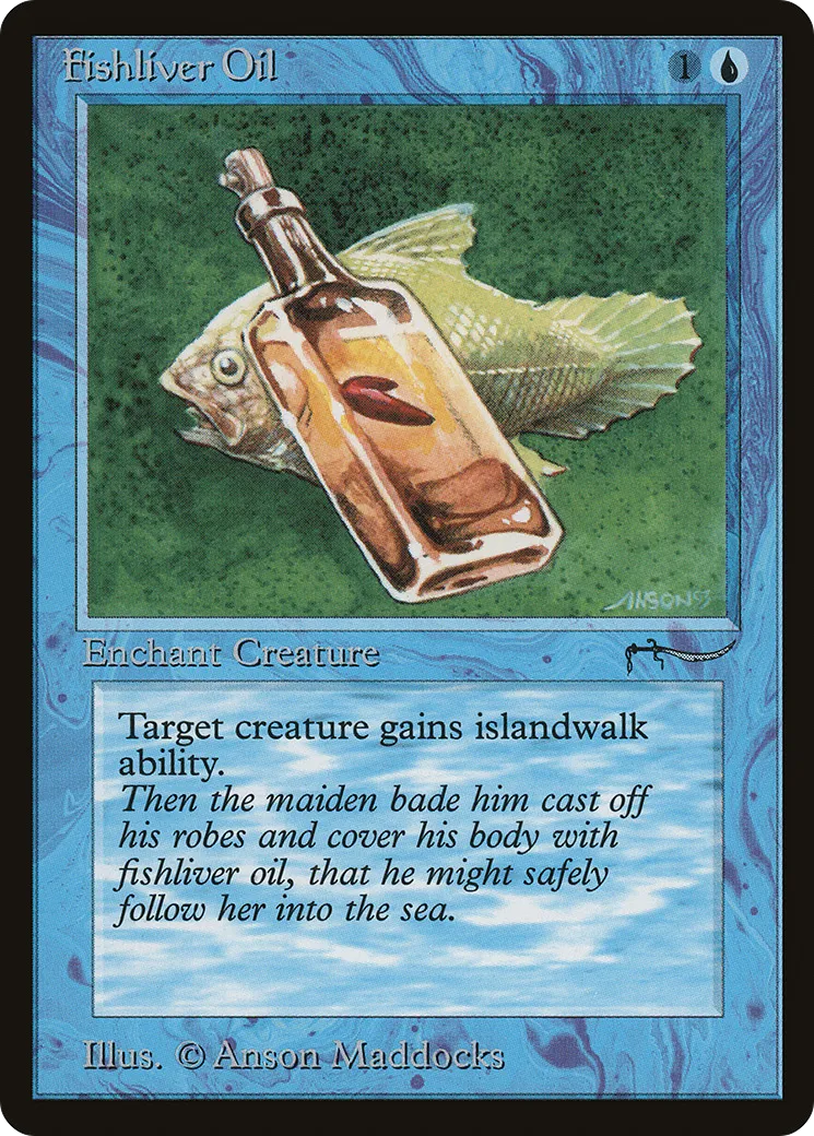 Fishliver Oil — Arabian Nights — Magic: The Gathering