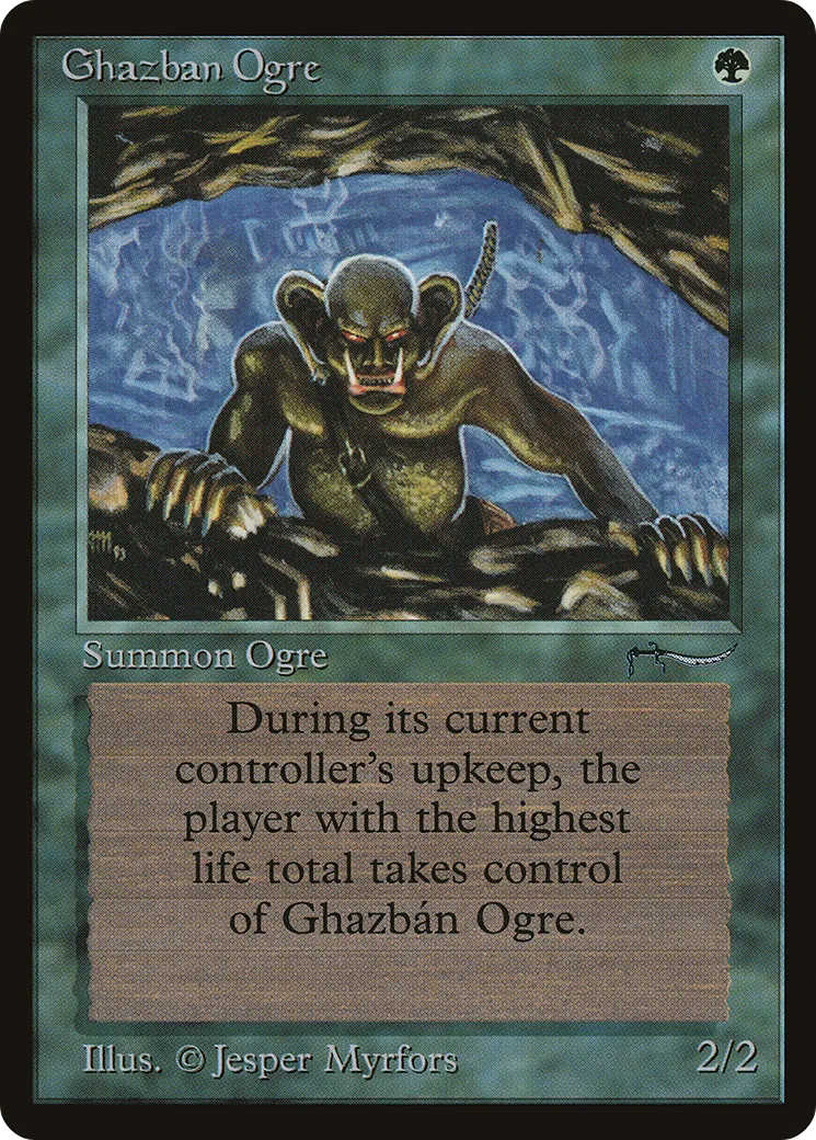 Ogre du Ghazban — Arabian Nights — Magic: The Gathering
