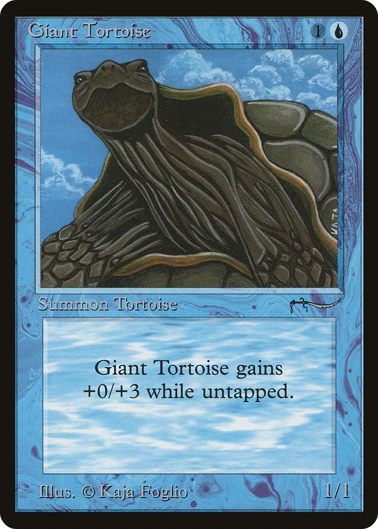Giant Tortoise — Arabian Nights — Magic: The Gathering