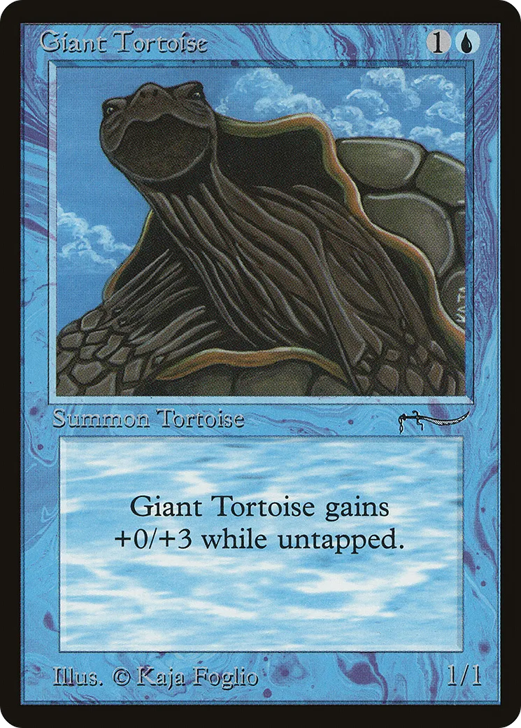 Giant Tortoise — Arabian Nights — Magic: The Gathering